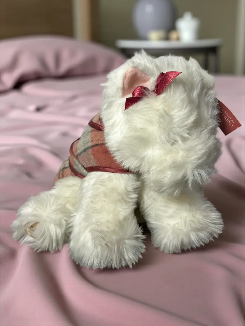 Victoria's Secret Lola White Puppy Dog Plush Scottish Terrier Westie Gund 2001
