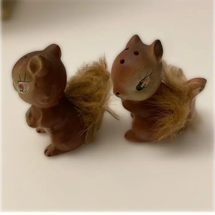 1950’s Chappie The Chipmunks Salt & Pepper Shakers