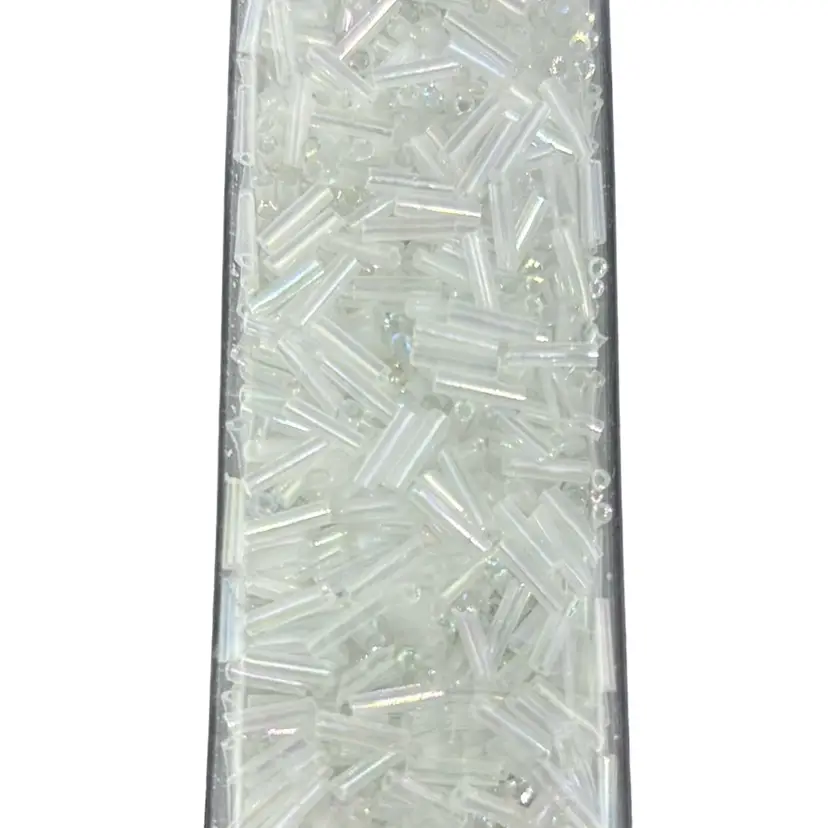 Crystal Luster Bead Treasures #3 Glass Bugle Beads