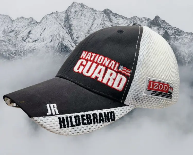 Preowned JR Hildebrand #4 Izod IndyCar Series Cap National Guard Indy 500 Racing