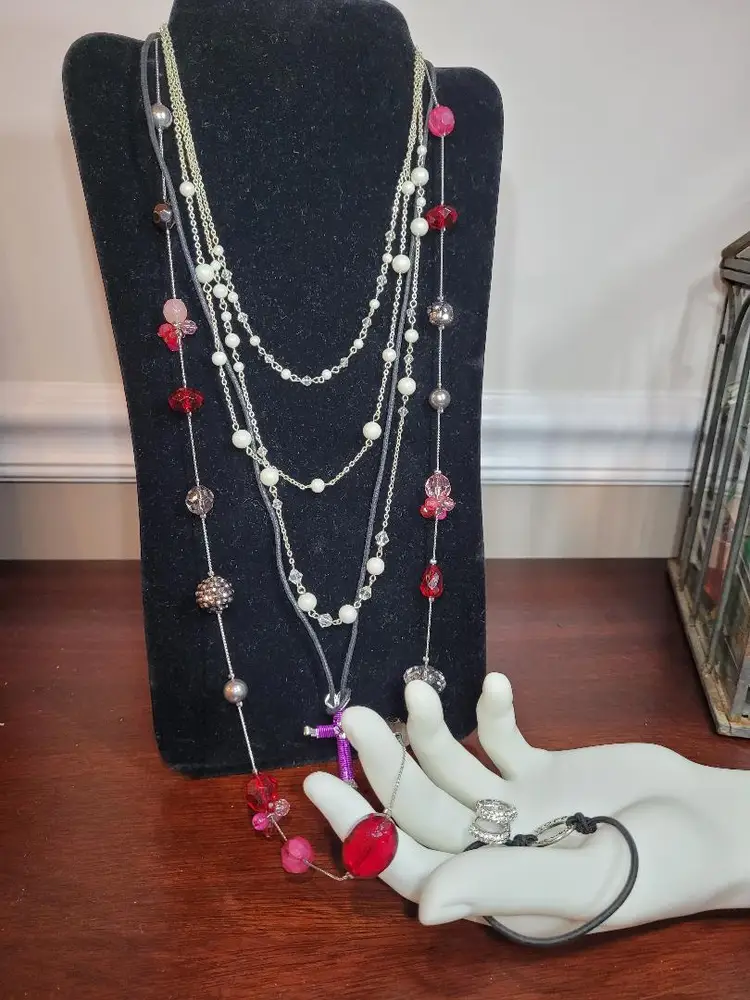Costume Jewelry Lot including ICING necklace