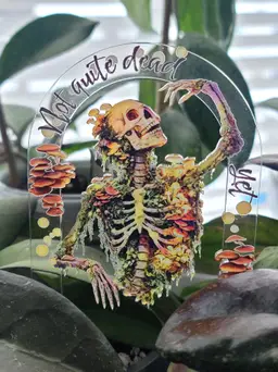 "Not Quite Dead Yet" Plant Stake