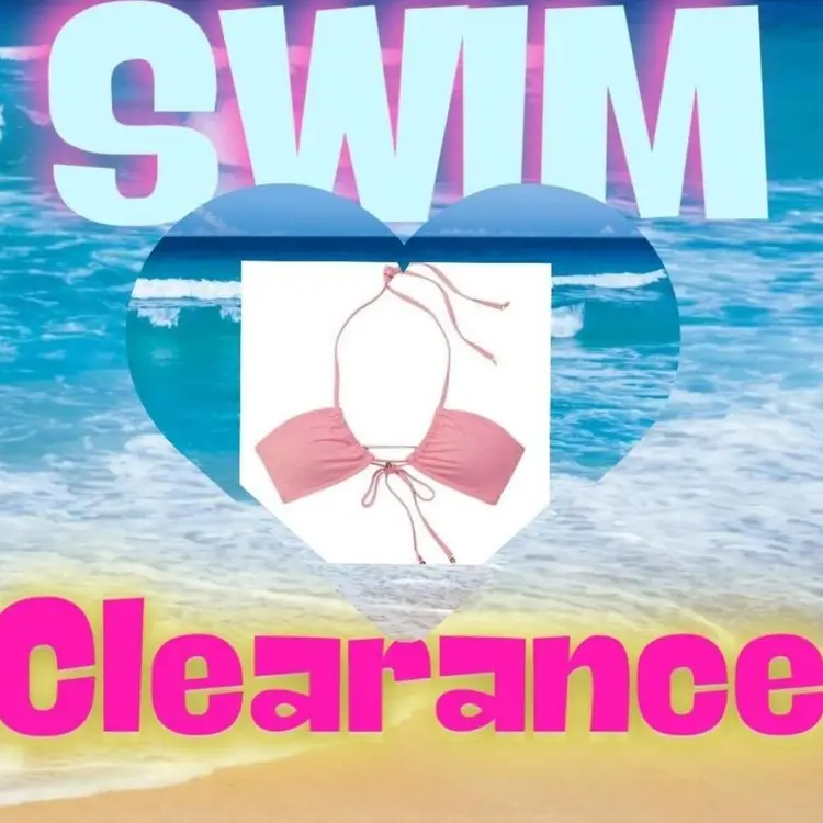 XS- VICTORIA'S SECRET SWIM Multiway Halter Bikini Top Bright Hibiscus 🌺 NWT