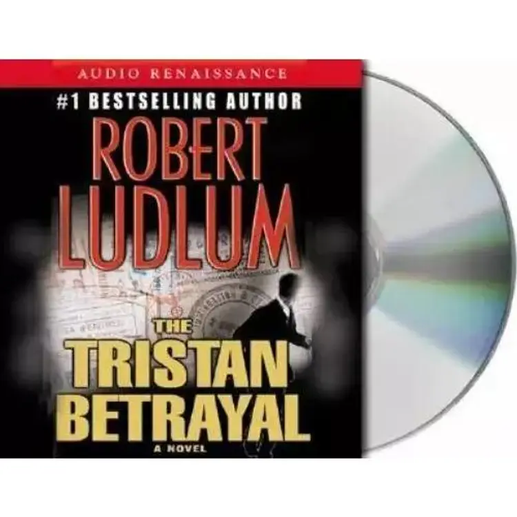 The Tristan Betrayal by Robert Ludlum - Audiobook CD - WEAR TO COVER - VERY GOOD