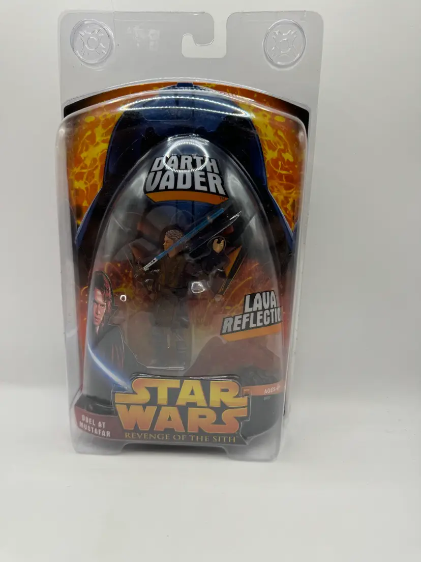 Star Wars 2005 Revenge of the Sith Duel at Mustafar Lava Reflection Darth Vader