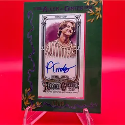 Andrew Bishop 2025 Topps Allen & Ginter Mini Framed Auto 38/50 Musician