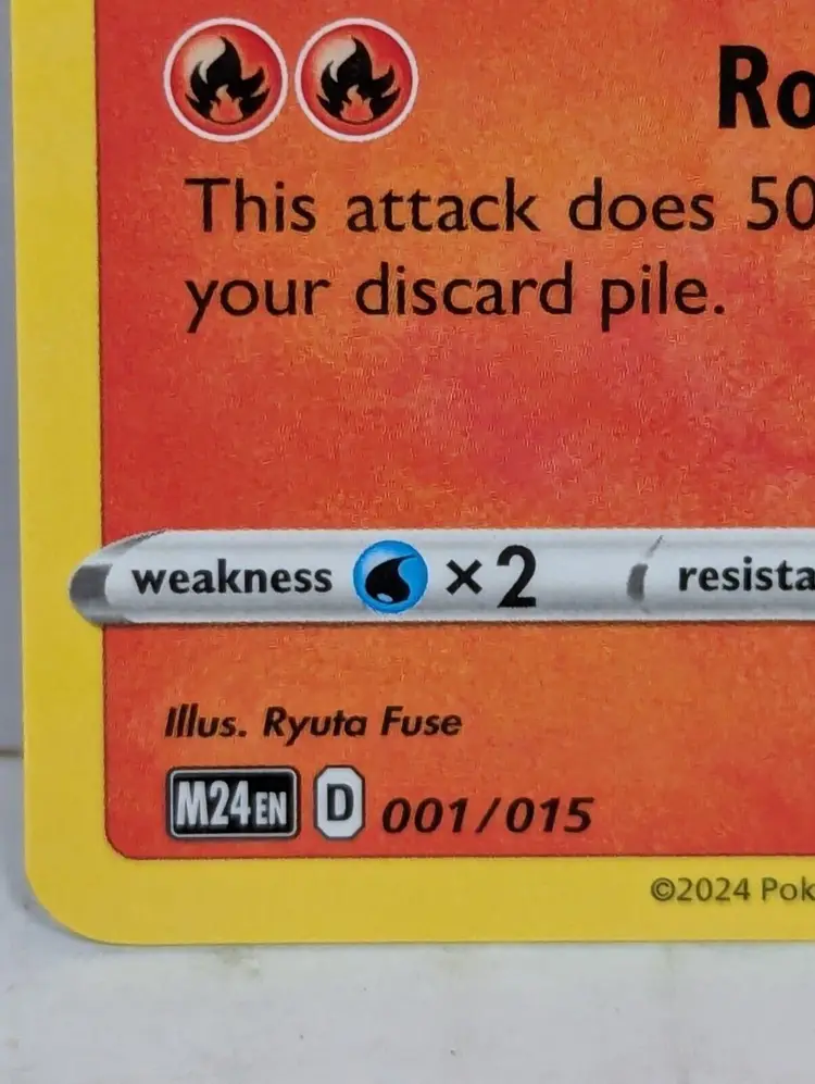 NEW!-Pokémon Charizard McDonalds Promo Card 001/015 2025 NON-Holo M24EN -Free Shipping!