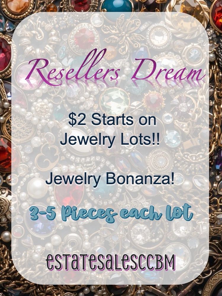 Jewelry Bonanza $2 Starts Pre Bids Open