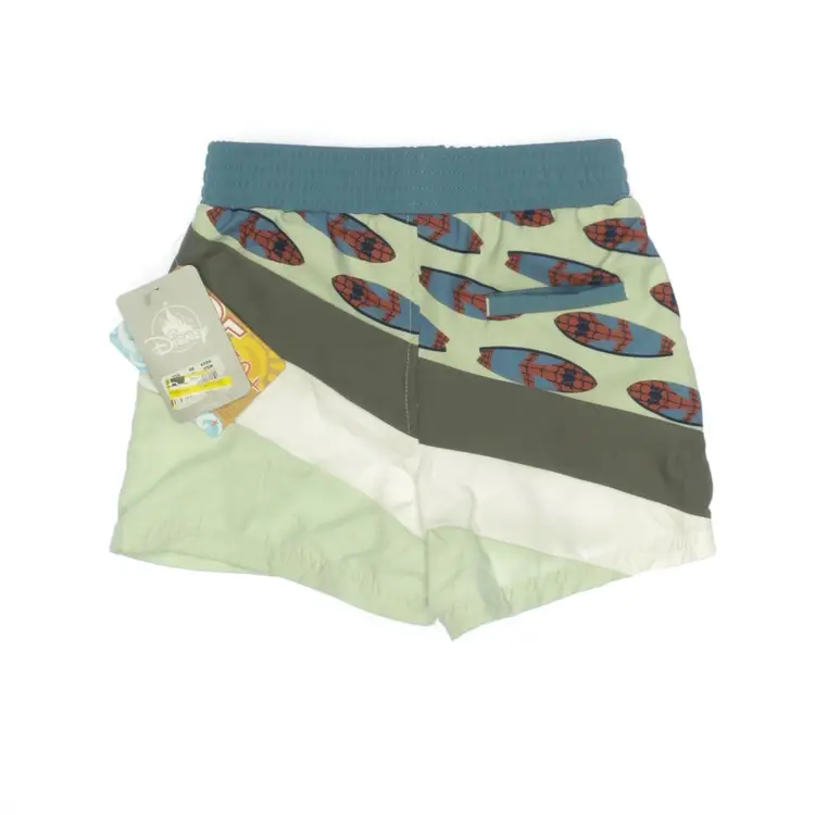 0022 NWT Disney Boy's 4T Spiderman Surfboard Swim Trunks