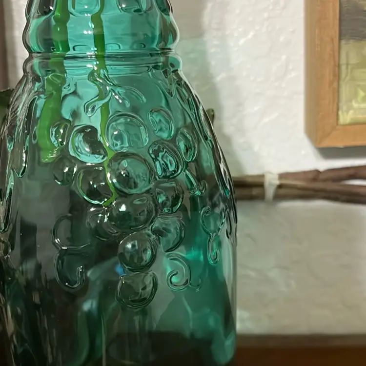 Blue/Green Wine Bottle