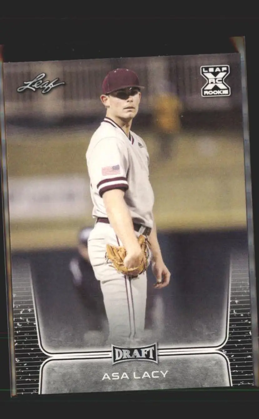 2020 Leaf Draft #27 Asa Lacy - (137) - Kansas City Royals