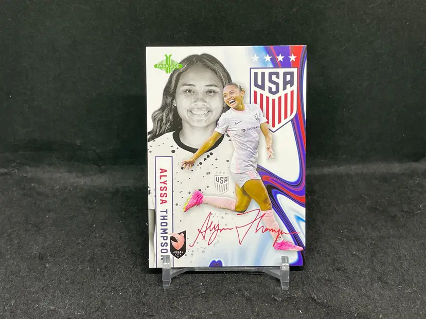 Alyssa Thompson USWNT Rookie Card Parkside Team USA Soccer Card