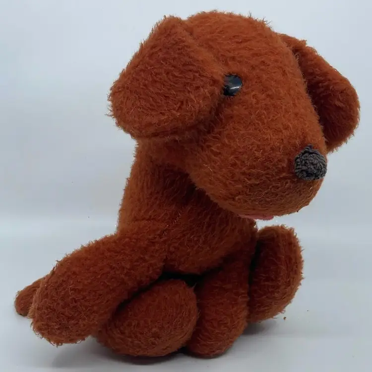 Vintage Plush Stuffed Red Dog Animal Fair Inc 9”