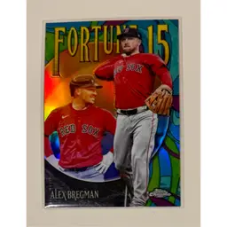 Alex Bregman Chrome Fortune 15 Boston Red Sox