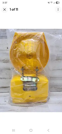 CORTINA 03-10-SBLG Solar Barricade Light,LED,Yellow 26K992 lot of 7