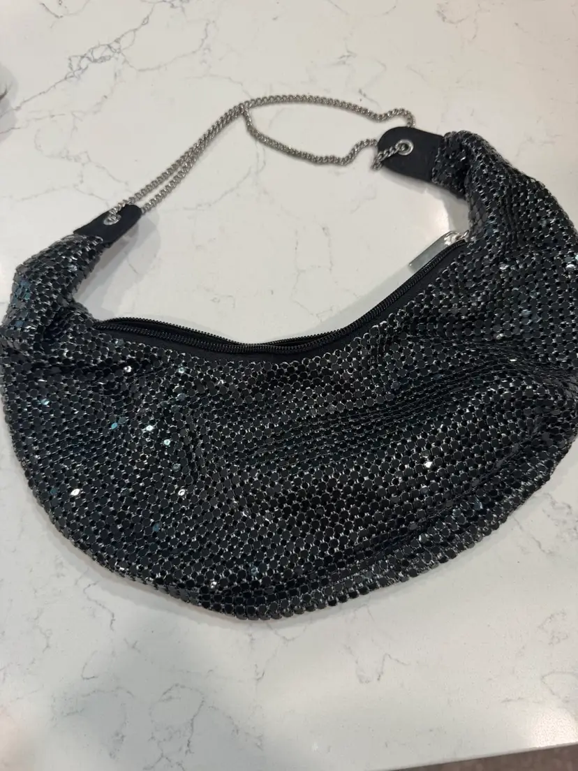 🪹Black Metal Mesh Bag