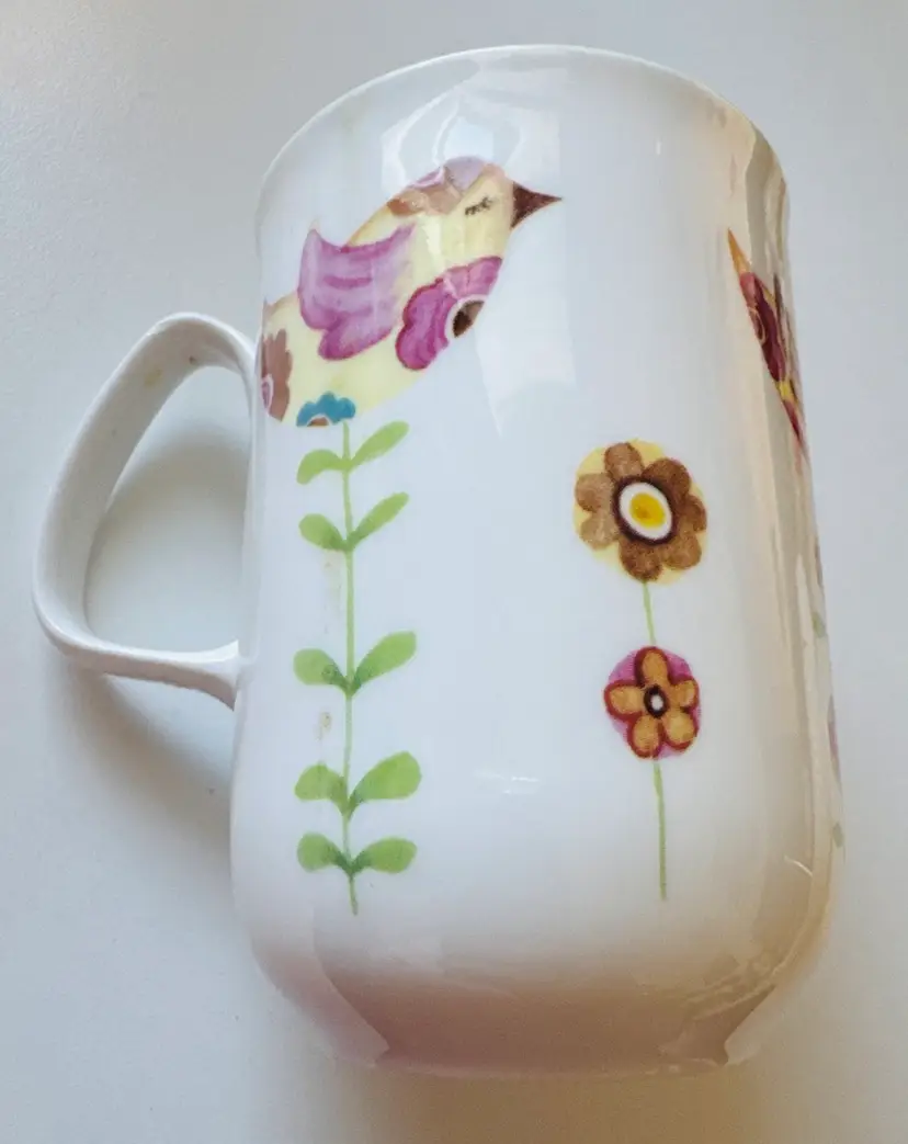 Pretty Floral Decor Mug - “Rose Of England” - Made In England
