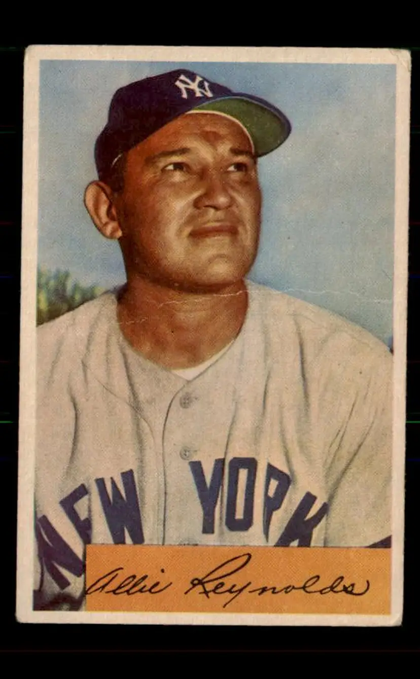 1954 Bowman #113 Allie Reynolds - (pk-tl3) - New York Yankees
