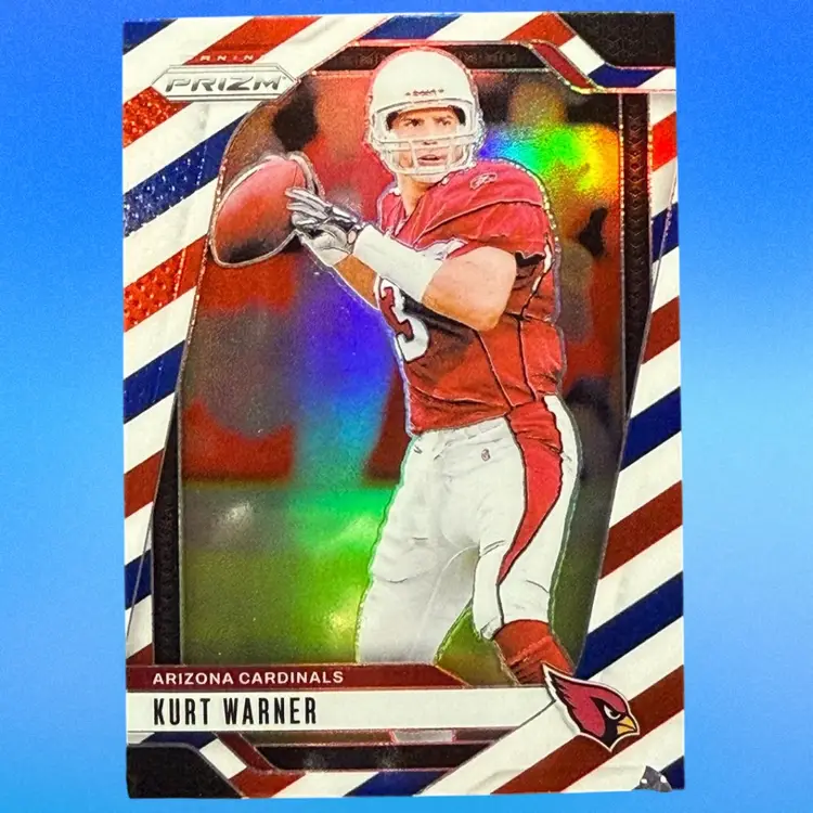 Kurt Warner 2024 Panini Prizm #8 Red White and Blue Prizm HOF Arizona Cardinals