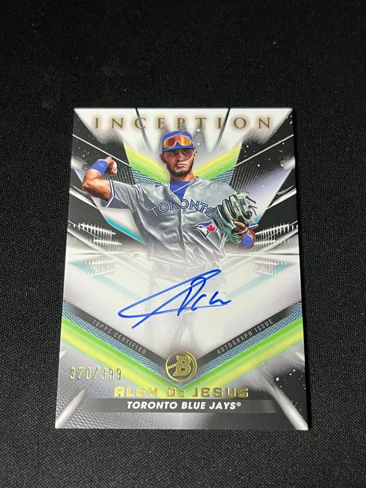 ALEX DE JESUS 2023 BOWMAN INCEPTION BASEBALL AUTOGRAPH AUTO /399 Q1039