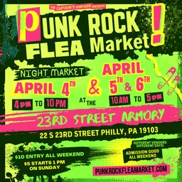 Shopping Ticket to Punk Rock Flea Market April 4-5-6
