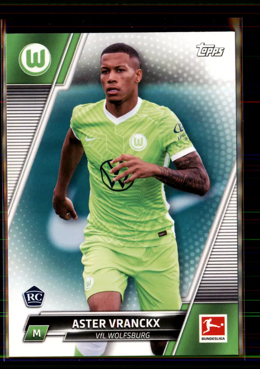 Aster Vranckx 2021-22 Topps Bundesliga Japan Edition #99 - VfL Wolfsburg - (146-335)