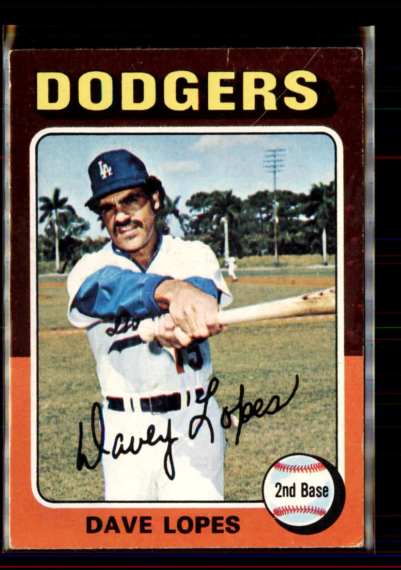 Davey Lopes 1975 Topps #93 - Los Angeles Dodgers - (pk4-58)