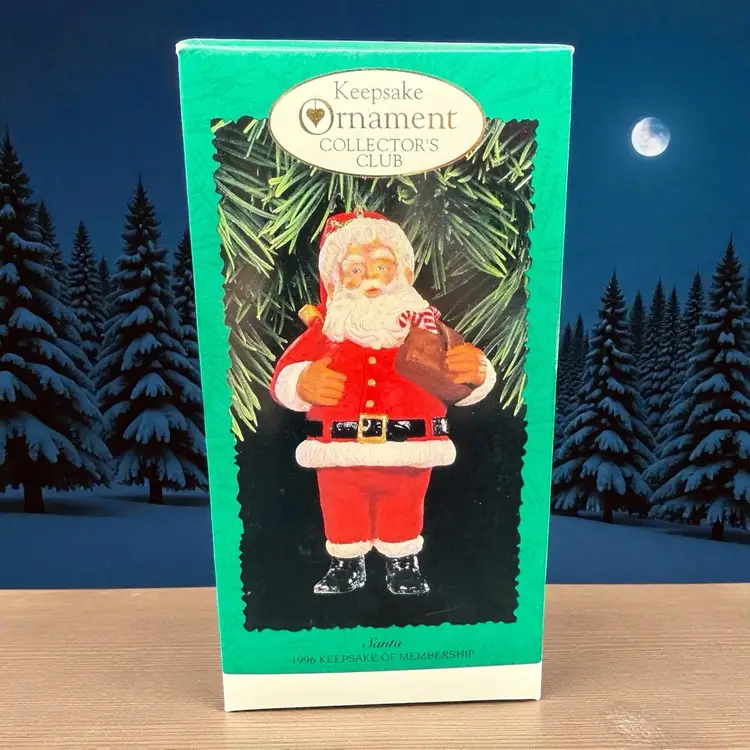 Hallmark 1996 Keepsake of Membership SANTA CLAUSE Collectors Club Ornament