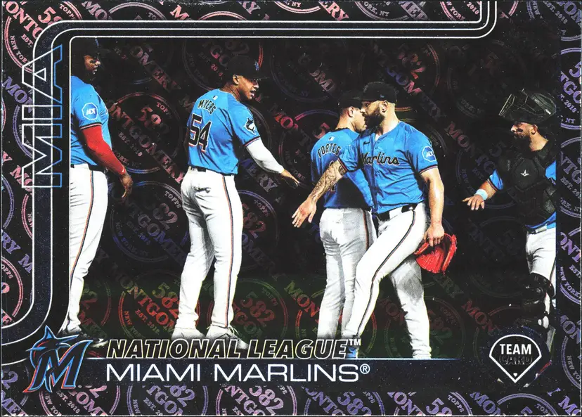 Miami Marlins - 2025 Topps 582 Montgomery Club Foil - Pick Your Card
