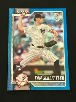 2026 Topps Cam Schlittler Blue 101/150