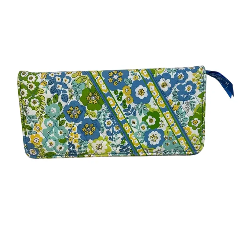 Vera Bradley Travel Wallet in English Meadow 9โ X 4.5โ