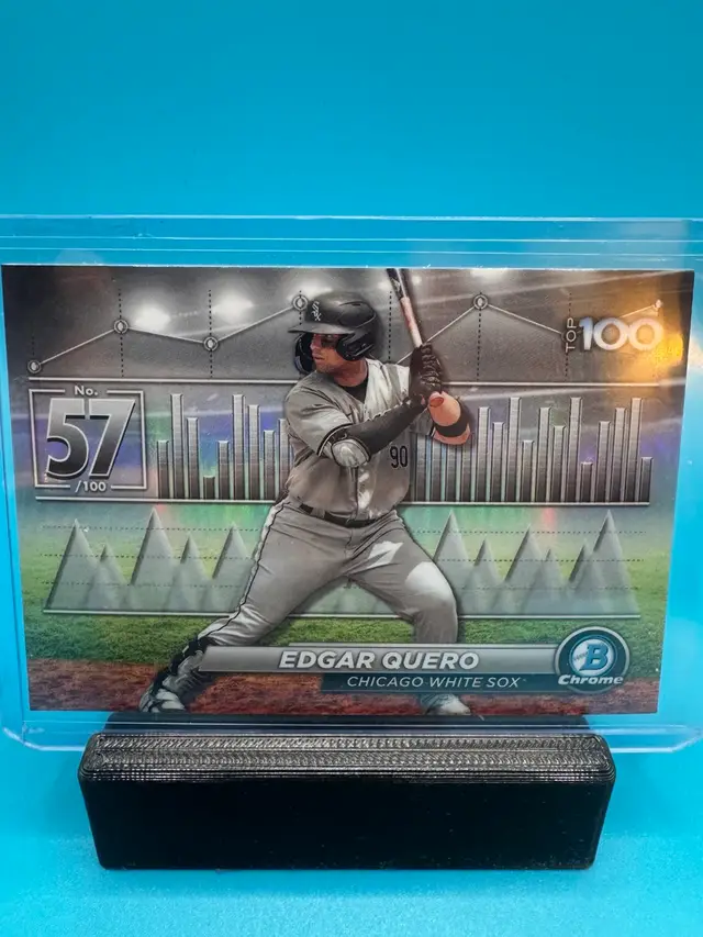 Edgar Quero Bowman Chrome Scouts Top 100 Chicago White Sox