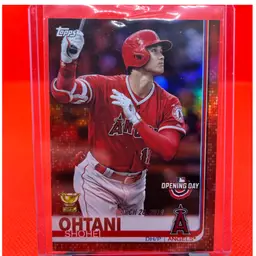 Shohei Ohtani Topps 2019 Opening Day Red Foil