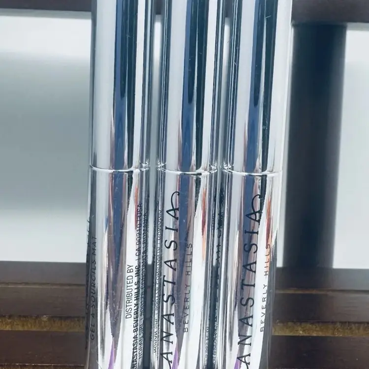 3x Anastasia Beverly Hills Clear Brow Gel Travel Size 0.085 fl oz/ 2.5ml