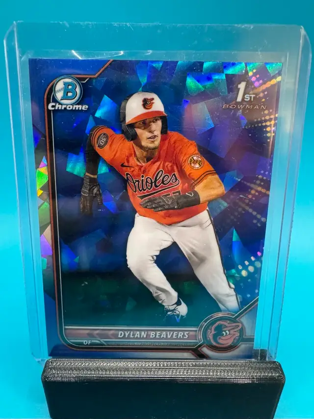 Dylan Beavers 1st Bowman Sapphire Baltimore Orioles