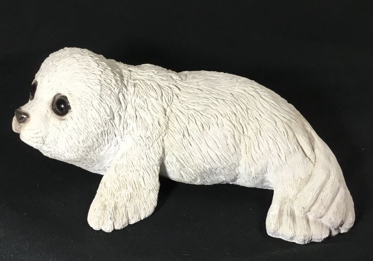 Vintage Animal Classics Harp Seal Pup United Design Signed Miller 1984