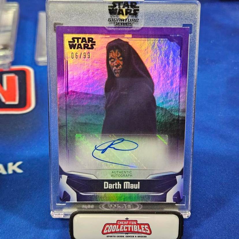 Topps 聞き入 STAR WARS ダースモール レイパークRAY PARK サイン