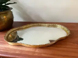 Vintage Gold Metal Decorative Vanity Wall Mirror