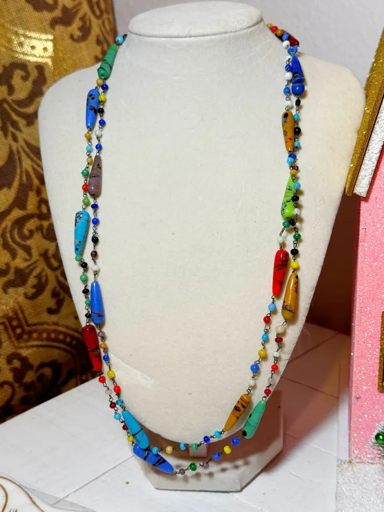 Vintage Venetian Glass Necklace