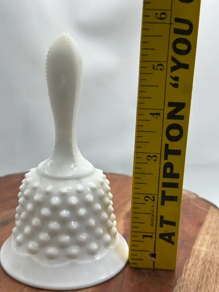 Vintage Fenton Hobnail Milk Glass Beautiful Bell