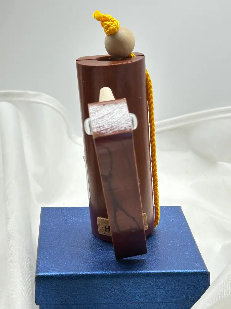 Vintage Hakone Japan Souvenir Wood Door Knocker Handmade Woodpecker