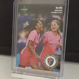 Kerolin, 2024 Parkside Pronto NWSL - Silver, North Carolina Courage, Soccer Card