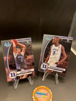 Cooper Flagg & Khaman Maluach 24-25 Bowman Chrome University Duke Blue devils
