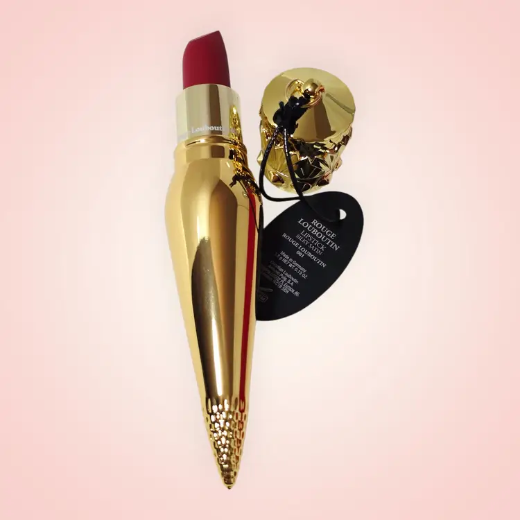NWT CHRISTIAN LOUBOUTIN Silky Satin Lip Color ROUGE LOUBOUTIN 001 NIB/3.8g $105