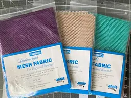 Byannie's Lightweight Mesh Fabric for Bags and Beyond 1 New 2 Partial Cut