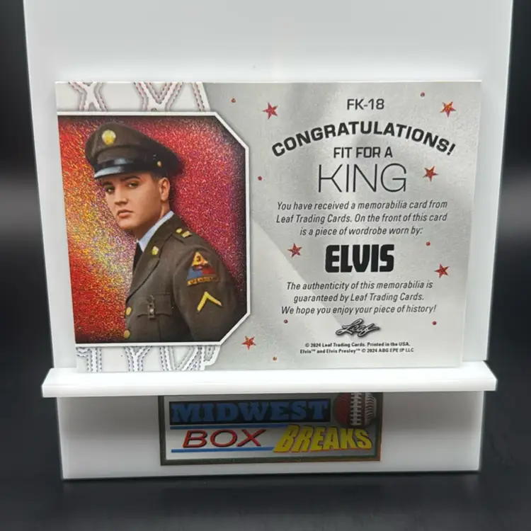 Elvis 35/45 Fit For A King Relic 2024 Leaf
