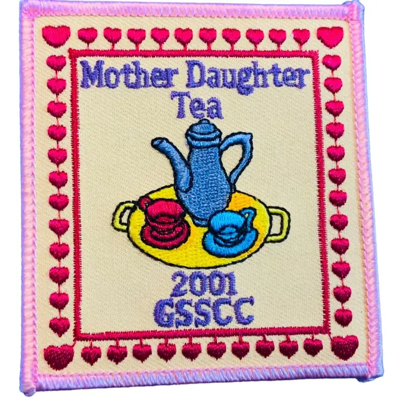 Vintage Scouting Fun Patch : Mother Daughter Tea 2001 GSSCC