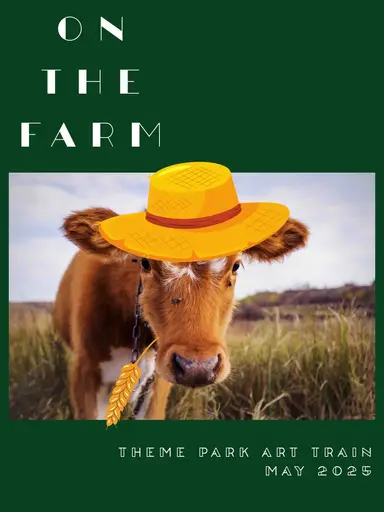 Theme Park Art Train