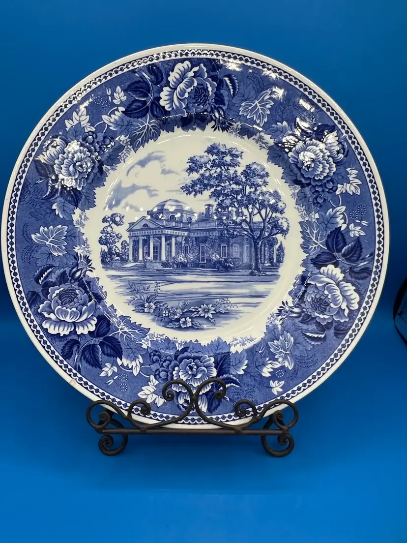 Wedgwood Monticello Plate Mid 20th Century England