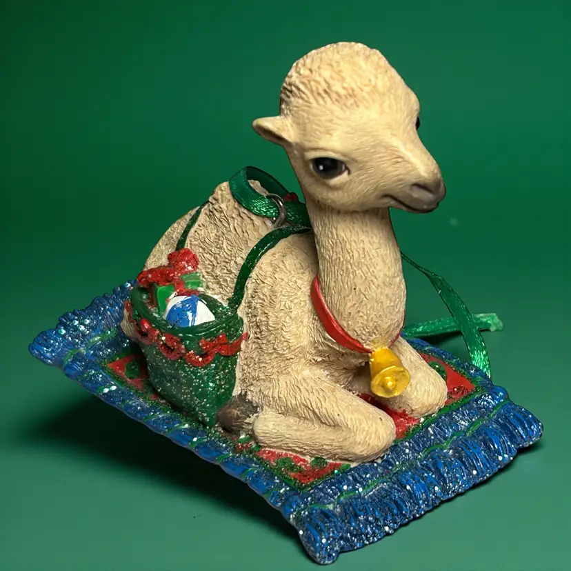 Danbury Mint The Baby Animal Ornaments Camel Christmas Ornament Holiday READ Small chip on the bottom. See pic.